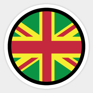 Dread Union Jack Sticker